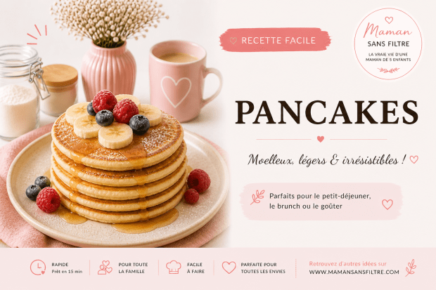 Pancakes moelleux et ultra&nbsp;gourmands
